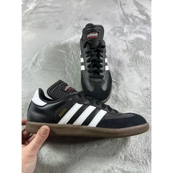 Adidas Samba Classic Black White Gum Sole Men’s 8.5 Athletic Shoes